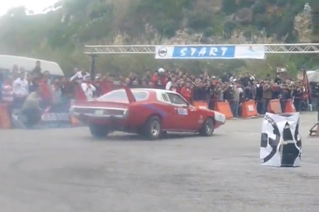 Video: 440 Magnum Charger Goes Drifting, Sorta
