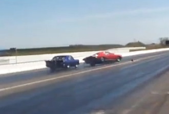 Video: Scary Two-Car Outlaw 10.5 Crash In Sacramento