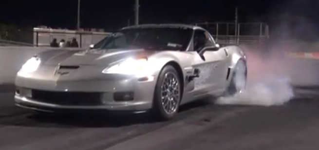 Video: Twin Turbo Z06 Runs Effortless 8-Second Quarter Mile