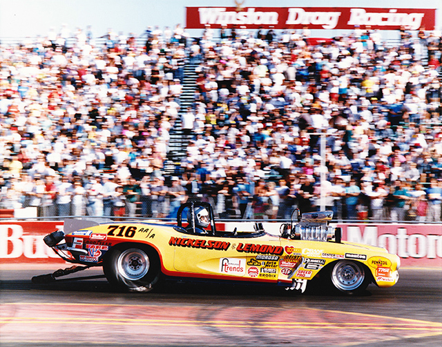 Dan Nickelson is no stranger to racing or winning.  He held the NHRA world record in AA/Altered with his 1964 Chevy Corvette for over 6 years.