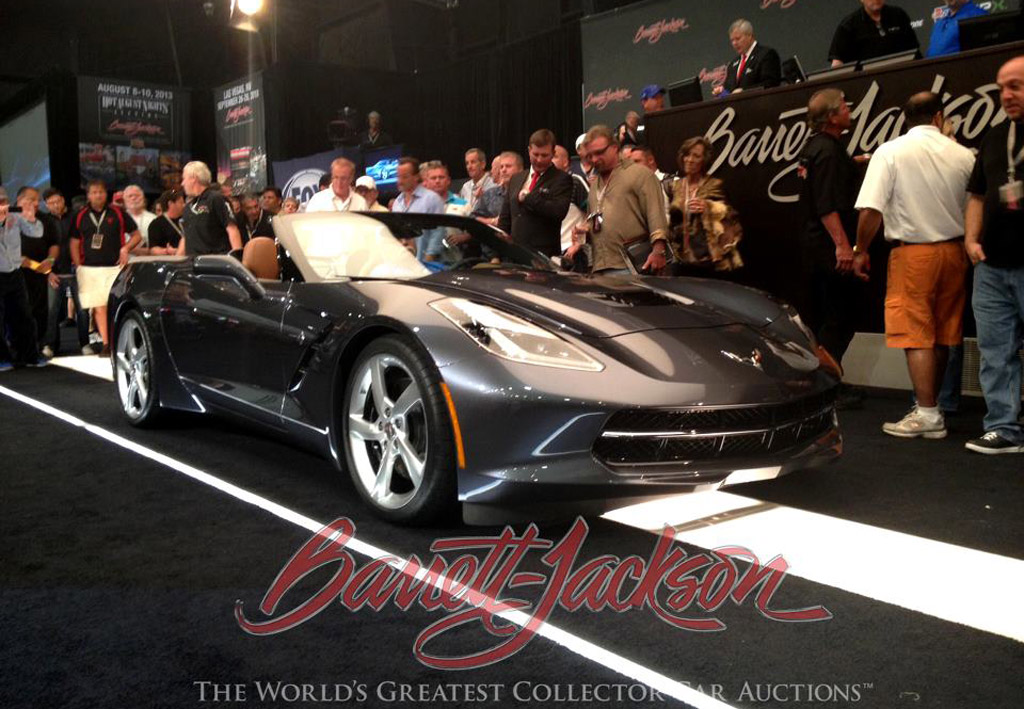 First Production C7 Corvette Convertible Sells for $1M at Palm Beach
