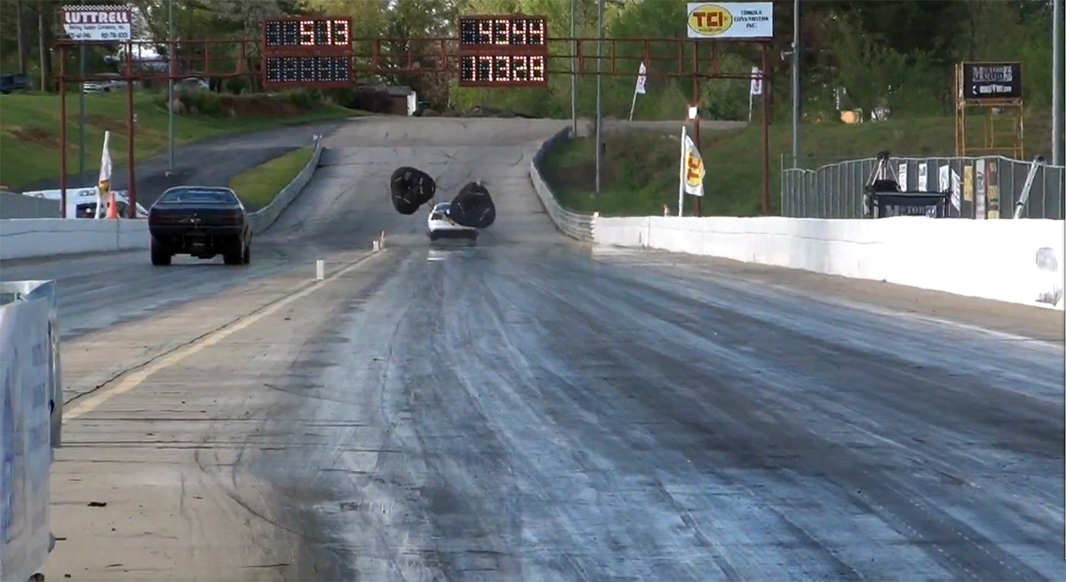 Video: John Kolivas Smashes 275 Radial Tire Record - 4.34 At 172 MPH