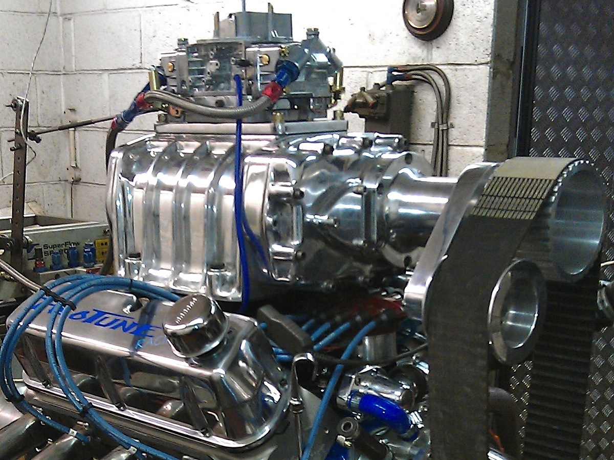 Video: Blown Small-block Ford Hillclimber Engine on Dyno