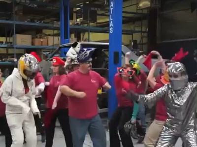 Video: The Build Crew "Shakes It" for Hitting 1/3 Complete Milestone