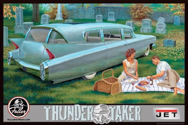 Video: Custom 1960 "Thunder Taker" Hearse Invades Show Season