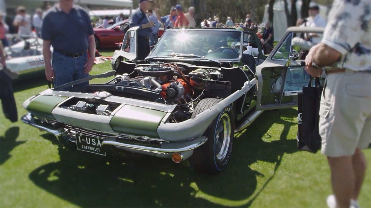 Video: Check Out the Sweet 1965 See-Through Sting Ray!
