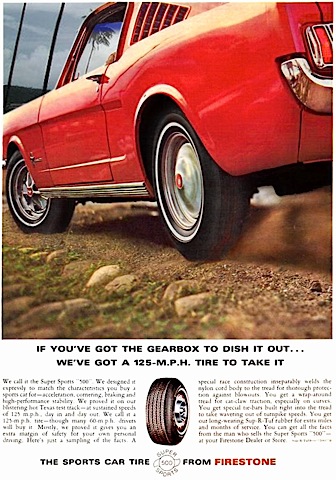Firestone Tires ad! 1960s