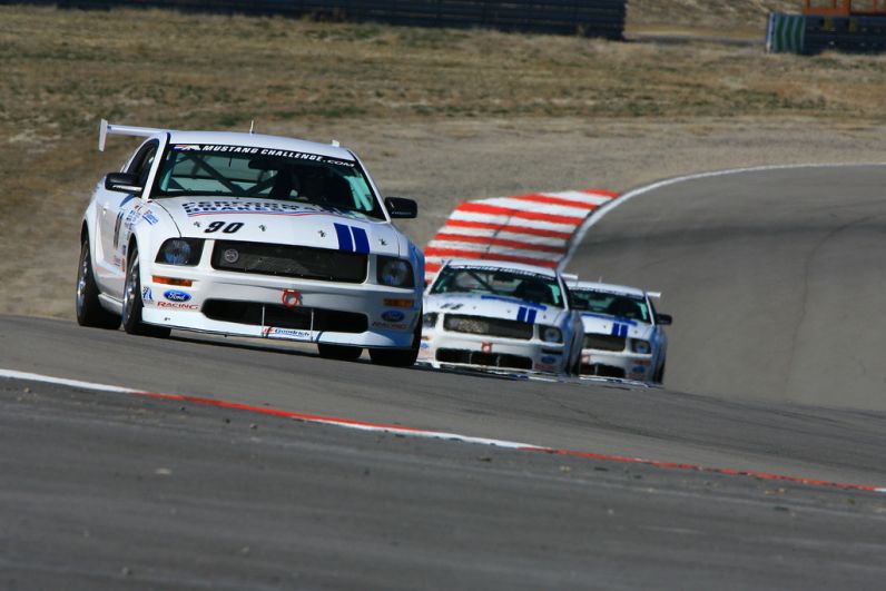 Video: NASCAR Drivers Invade Miller Motorsports Park - In Mustangs!