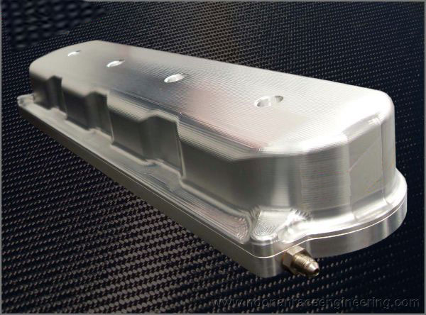 Granatelli's optional oiler-equipped valve covers are set up to provide additional valvetrain cooling and lubrication from an external oil supply.