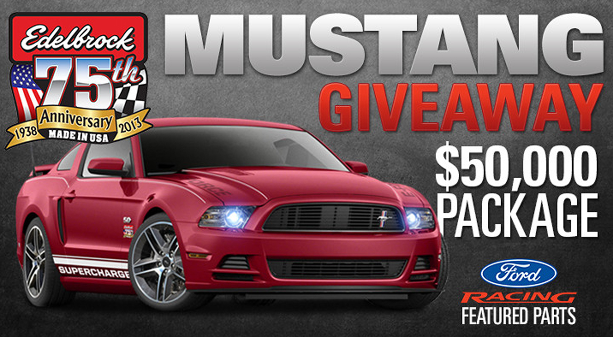 VIDEO: Edelbrock Giveaway Mustang And Trip To 2013 SEMA Show!