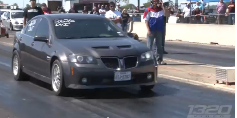 Video: 700 HP Pontiac G8 Grenades A Motor At The Strip