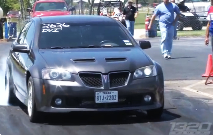 Video: 700 HP Pontiac G8 Grenades A Motor At The Strip
