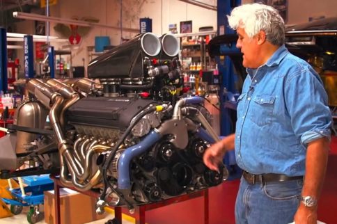 Jay Leno Shows Off McLaren F1 V12 Engine