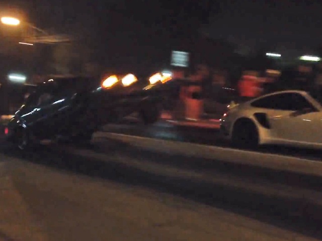 Video: Don't Try This At Home Fox-body Smokes Porsche In Street Race