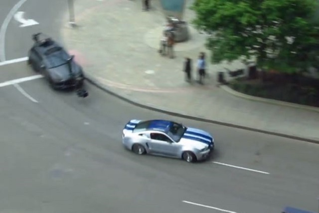 Video: Need For Speed Mustang Drifts Around Office Park