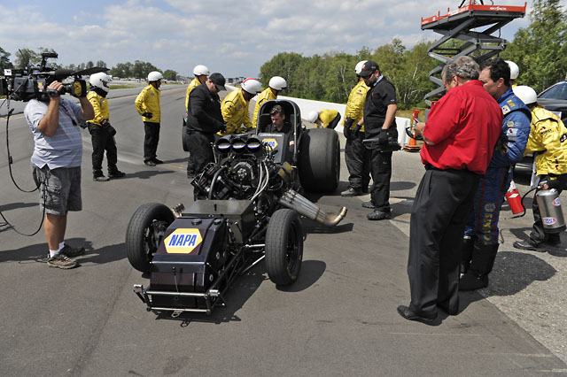 Video: Ron Capps' Funny Car Explosion In Brainerd - And An Event Win