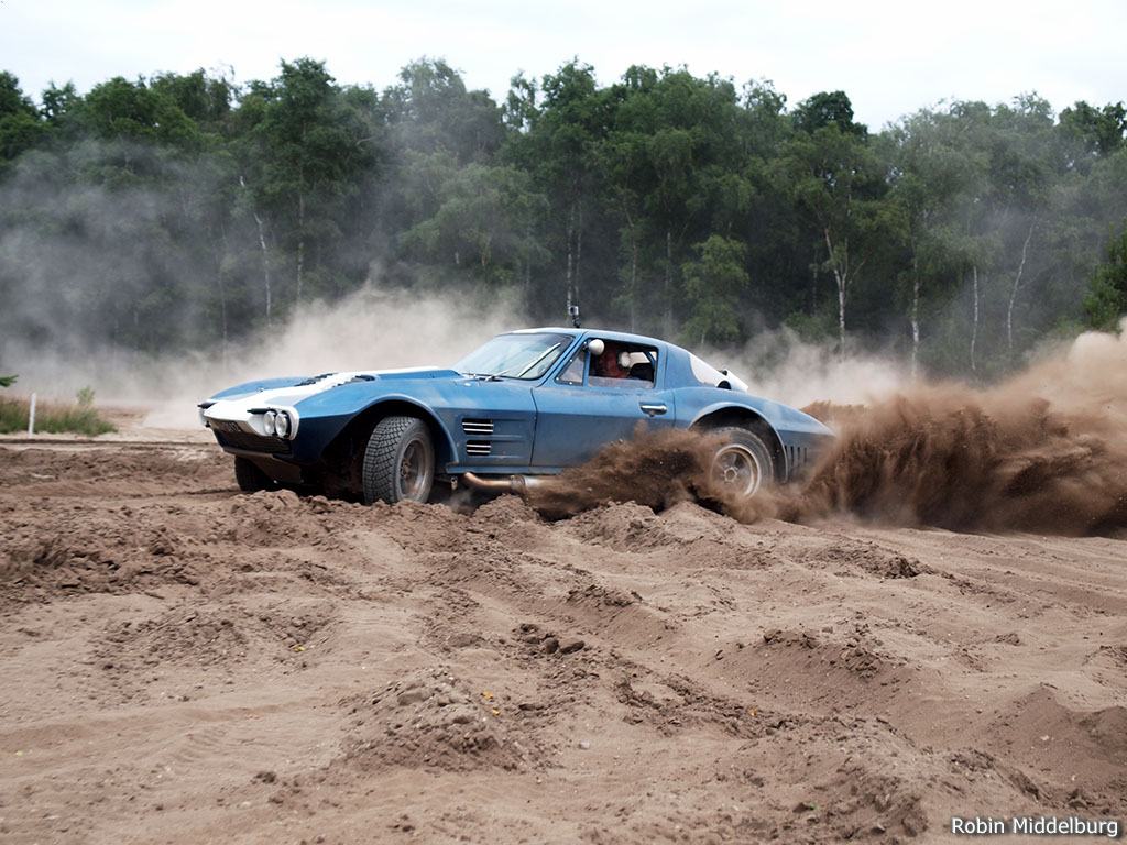 Video: Grand Sport Corvette Replica Meets Dirt!