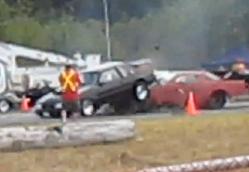 Video: Canadian Racer Rear-Ended By A Funny Car