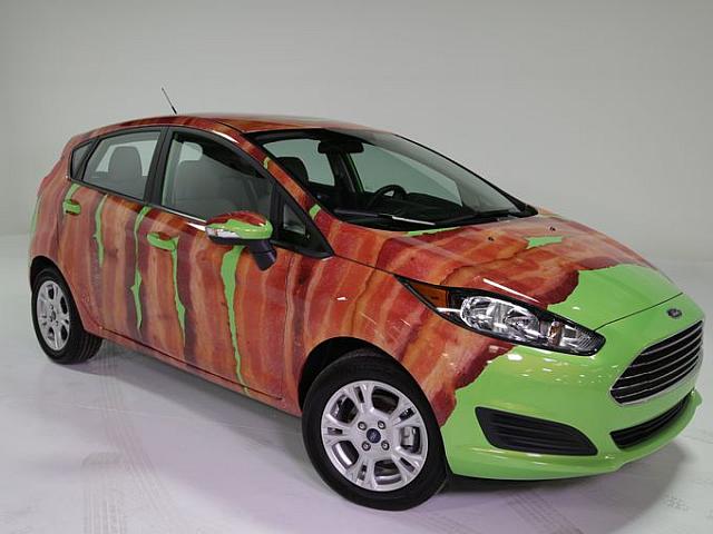 Epic Car Time: Bacon Wrapped Ford Fiesta