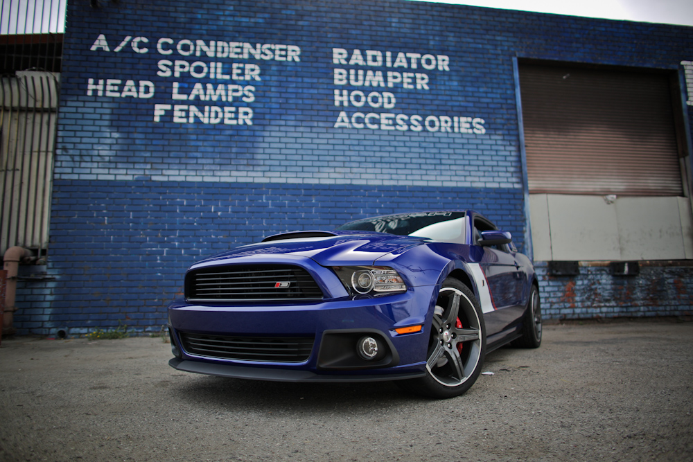 Road Racing, Drag Racing, And Drifting a 2014 ROUSH RS3 Mustang