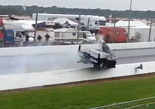 Video: Graham Ellis' Terrifying Pro Mod Crash At Santa Pod