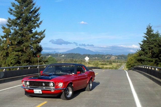Capturing A Classic Mustang and Nature's Scenic Beauty