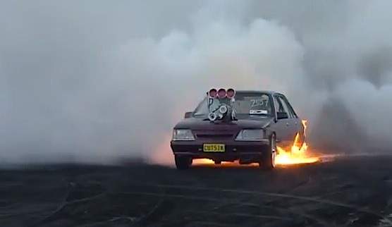 Burnout Mayhem: Aussies Make It Look Like Fun!