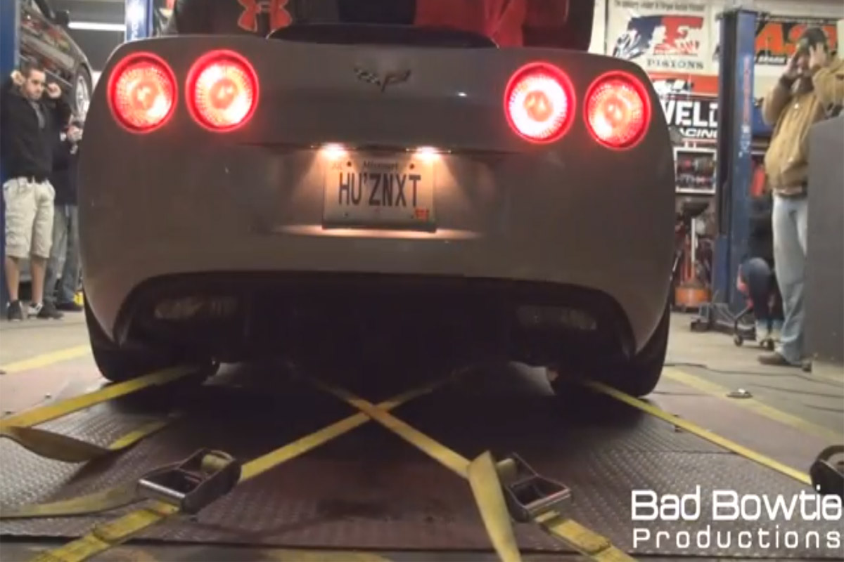Video: C6 Corvette Pushes Out 1,216 Rear Wheel HP and 911 Pound-Feet