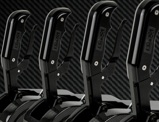 B&M Limited Edition Magnum Grip Carbon Series Shifter