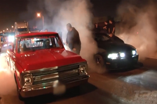 C10 Mustang burnouts