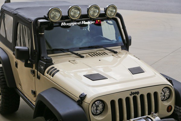 Rugged Ridge Performance Vented Hood For 2007-2014 Jeep JK Wranglers