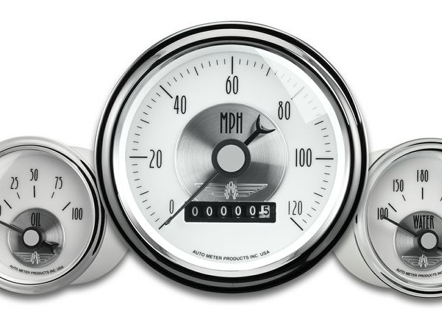 Auto Meter Prestige Pearl Gauges For Hot Rods, Classics, & Customs
