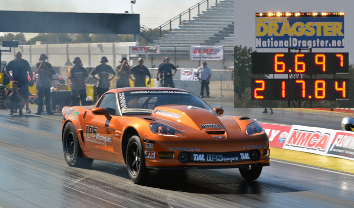 Mark Carlyle Sets LSX Drag Radial World Record At NMCA Finals!