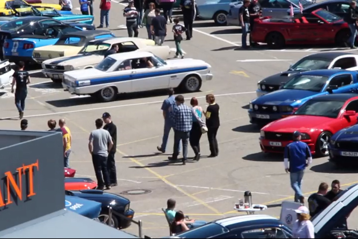 Video: Cultures Come Together At International Mustang Meet