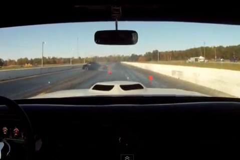 Video: Spinout On The Dragstrip - Amazing Save!