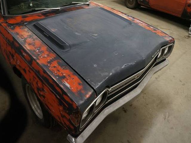1969 Plymouth Roadrunner project hood