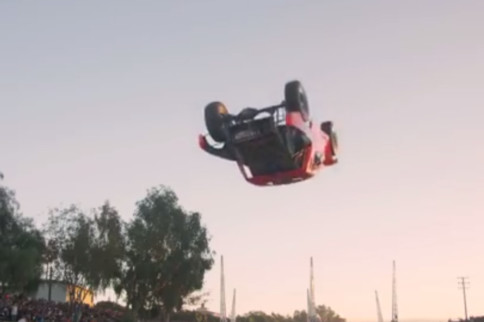 VIDEO: Adrian Cenni Does Air 360 Truck Stunt Before 2013 Baja 1000