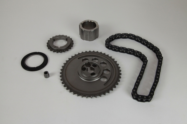 The new Comp Cams Adjustable Timing Set uses a high-strength single roller chain and billet gears.