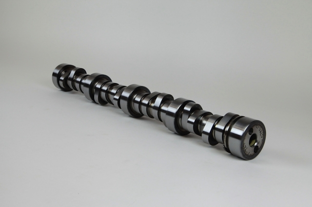Our Comp Cams XFI RPM High Lift hydraulic roller camshaft, sporting lift figures of .558-inch intake and .563-inch on the exhaust, with 212I/218E degrees of duration.