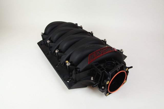The F.A.S.T. LSX manifold incorporates a 92mm inlet and three-piece construction for easy porting.