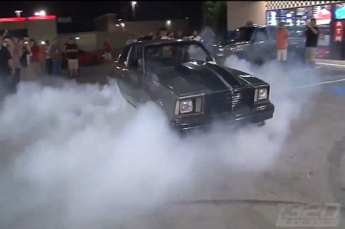 Video: LS Fest After Party, Burnouts at the Raceway Gas Station