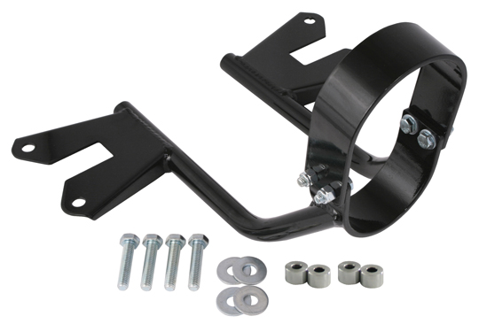 The Competition Engineering driveshaft loop offers a super-easy installation, as it bolts to the factory transmission mount location, and provides a big measure of safety should your front u-joint let go on a hard launch.