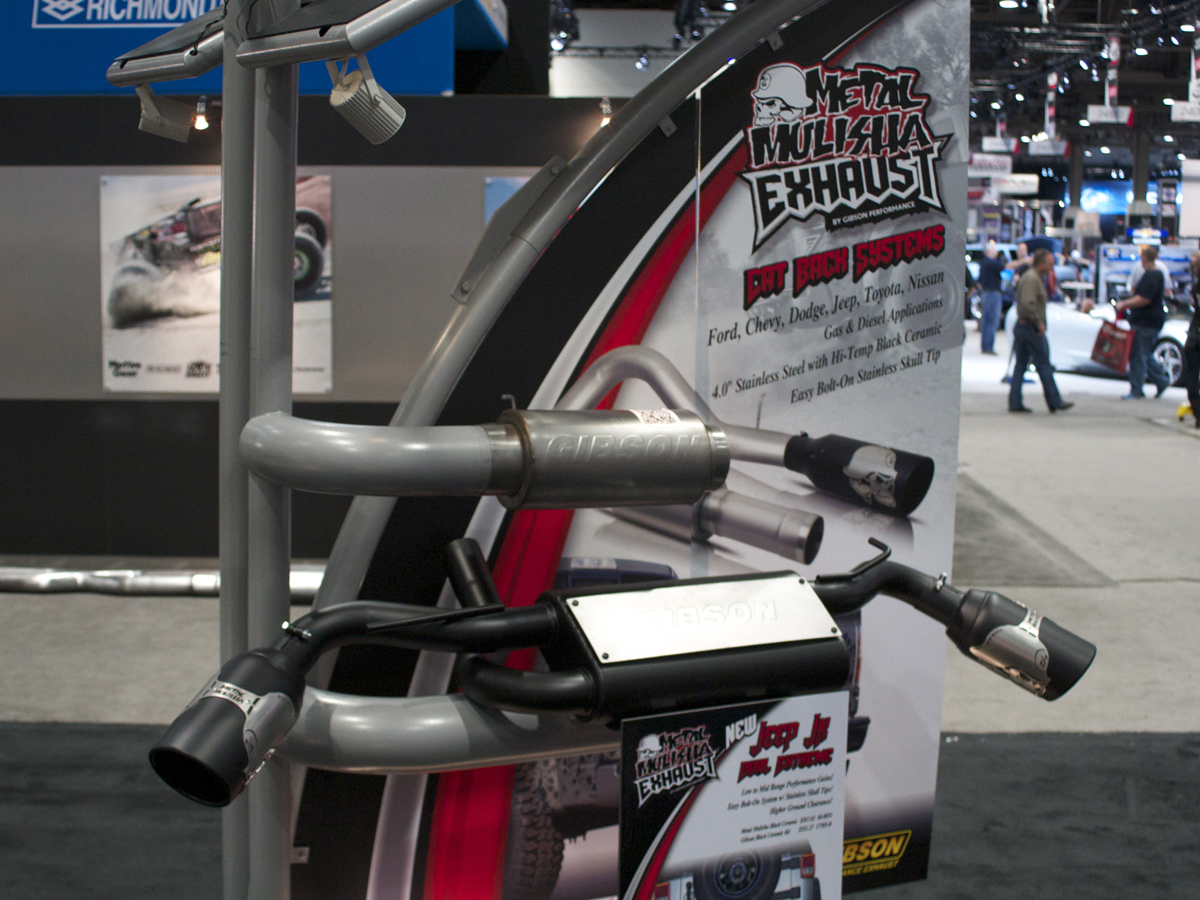 SEMA 2013: Gibson Develops New Metal Mulisha Jeep Exhaust System