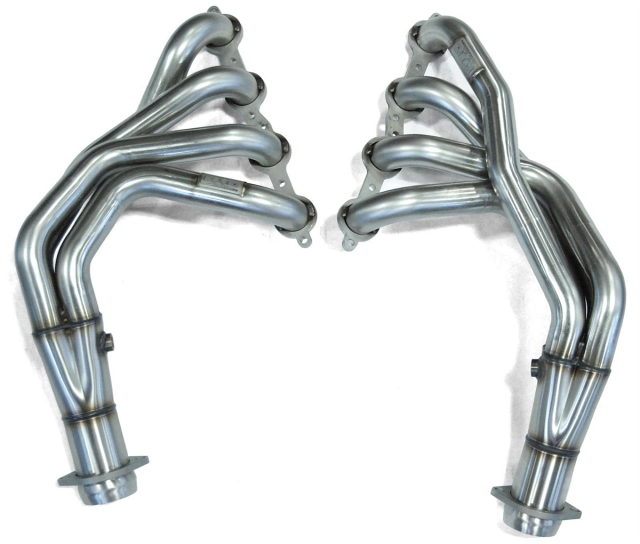 Kooks is another respected header manufacturer and offers long-tube headers for all C6 powertrains – from LS2 to LS9. Installation of the headers alone will typically take about half a day, including the removal of the factory manifolds, and they need to be installed from the bottom of the engine compartment.