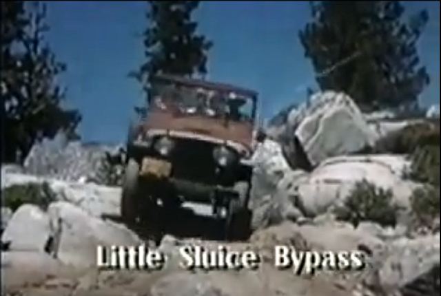 1968 Jeepers Jamboree little sluice bypass
