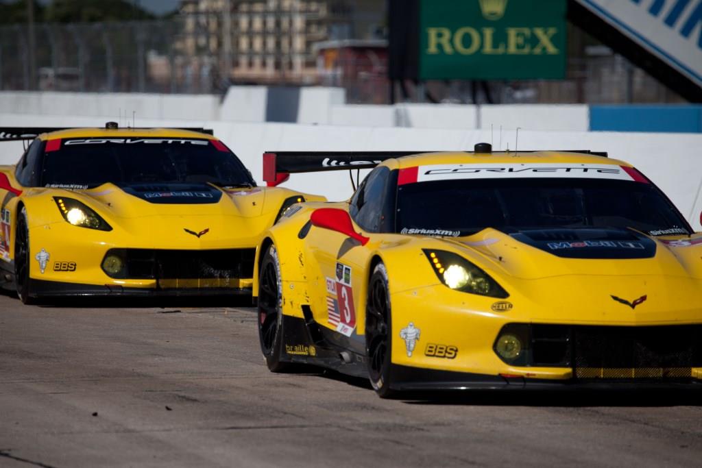 TUDOR United Sports Car Sebring Test Brings Out Race Corvettes