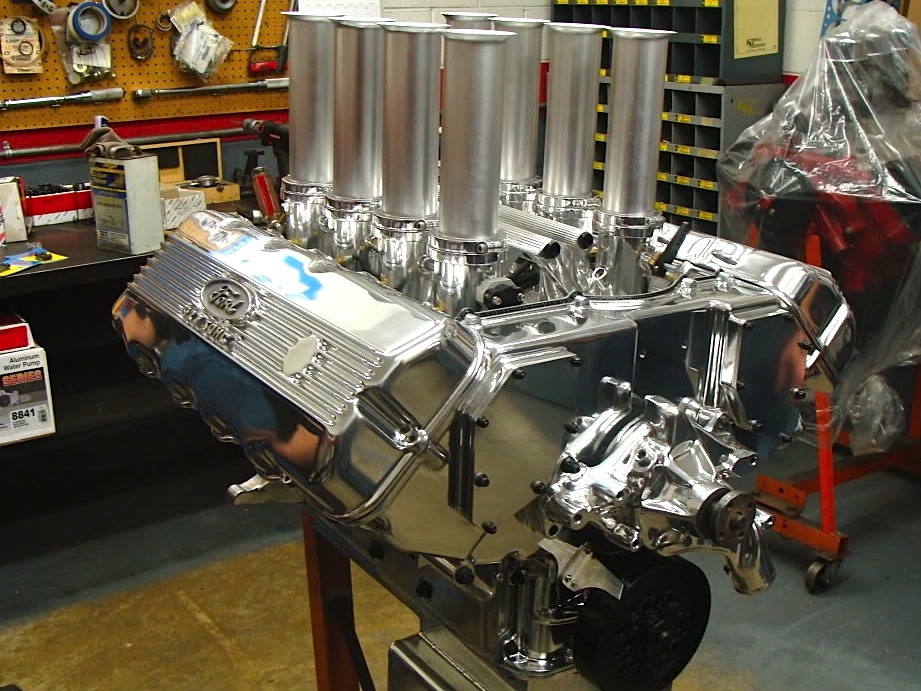 Gorgeous 482ci Ford SOHC Engine Purrs on the Dyno