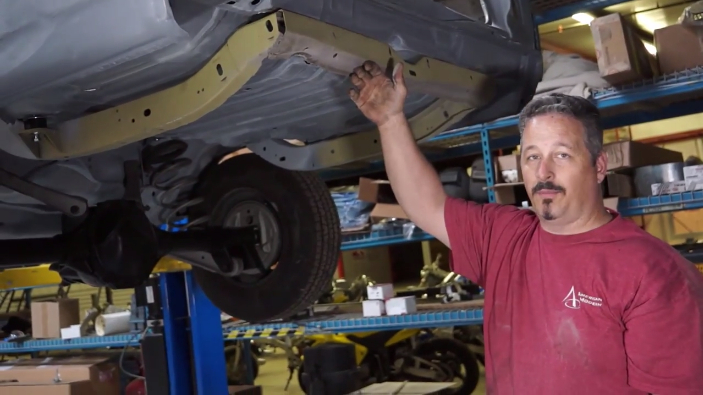 Malibu Monday: Cutting and Welding the Rear Frame Section 