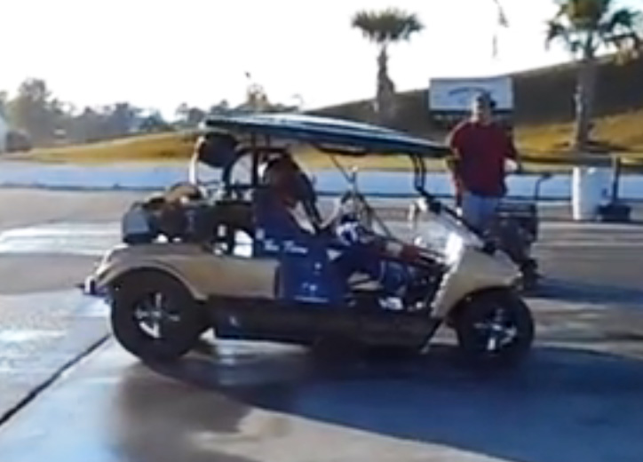 Video: World's Fastest Golf Cart Races (And Beats) Some Fast Cars!