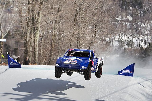 VIDEO: Pro 4 Race Trucks Hit The Snow At 2014 Red Bull Frozen Rush